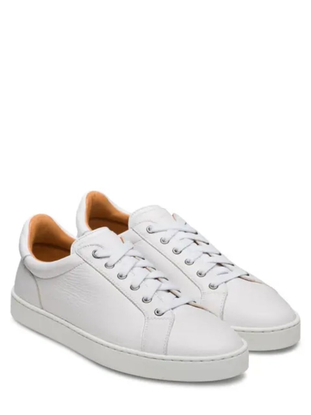 MAGNANNI White Leather Low-Top Sneakers